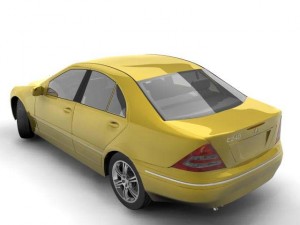 mercedes c240 Modèle 3D