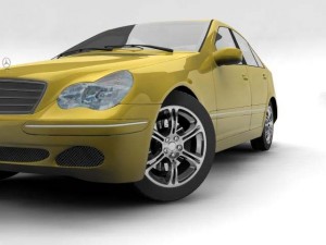 mercedes c240 Modèle 3D