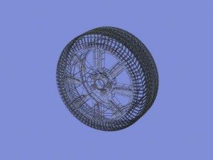 carwheel Modello 3D