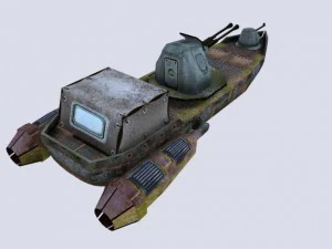 motorboat 3D Model