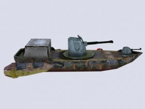 motorboat 3D Model