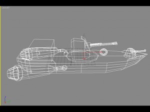 motorboat 3D 모델