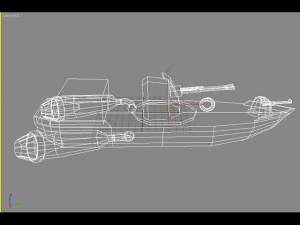 motorboat 3D Model