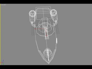 motorboat 3D Model