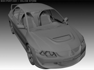 mitsubishi lancer evo 8 Modelo 3D