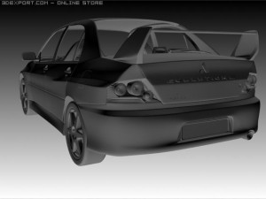 mitsubishi lancer evo 8 Modelo 3D