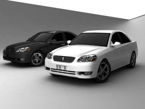 toyota mark2 01 3D Model