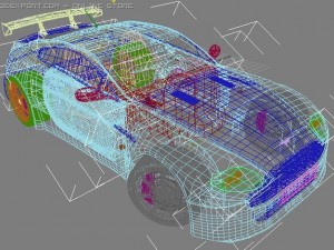 aston martin v8 vantage 3D 模型