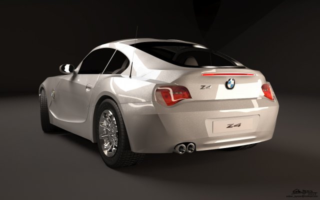 bmw z4 coupe 3D 模型 .c4d .max .obj .3ds .fbx .stl .blend 