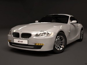 bmw z4 coupe 3D 模型