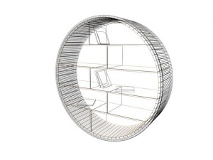 bookcase Modelo 3D