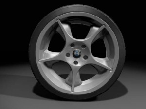 bmw wheel 3D Model