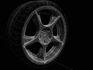 roue bmw Modèle 3D