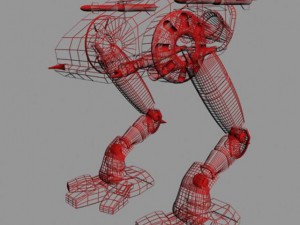 robotron 3000 Modello 3D