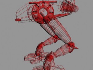 robotron 3000 Modello 3D