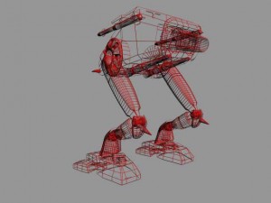 robotron 3000 Modello 3D