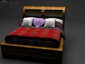 bed Model 3D
