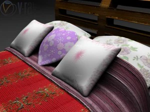 tempat tidur Model 3D