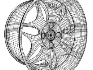 crutch concept wheel 3D Модель