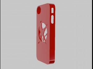 iphone 4 mocking jay case 3Dプリントモデル