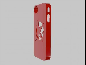 iphone 4 mocking jay case 3D Print Model