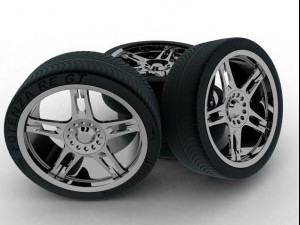 enkei wheel Model 3D