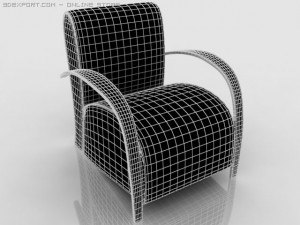 simple chair paladin 3D Model