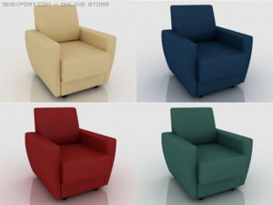 easy chair v1 Modelo 3D