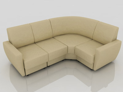 sofa omega 3D Model .c4d .max .obj .3ds .fbx .stl .blend 