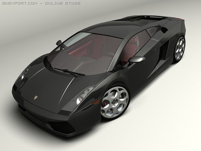 lamborghini gallardo 3D Model .c4d .max .obj .3ds .fbx .stl .blend 