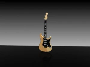 elektrische Gitarre 3D Modell