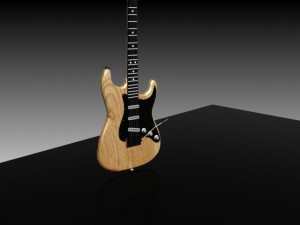 electric guitar Modelo 3D