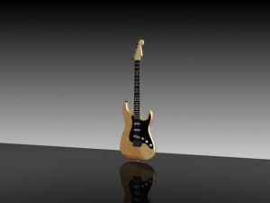 electric guitar Modelo 3D