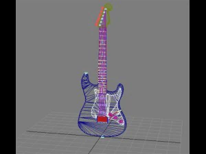 electric guitar 3D Model