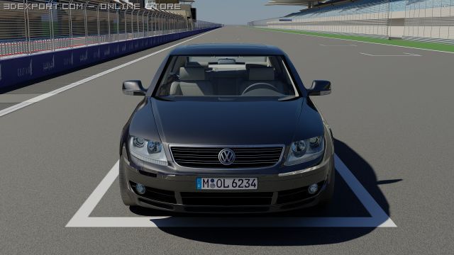 vw phaeton Modelo 3D .c4d .max .obj .3ds .fbx .stl .blend 