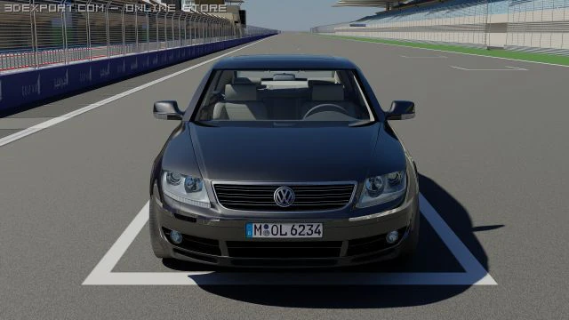 vw phaeton 3D Model .c4d .max .obj .3ds .fbx .stl .blend 