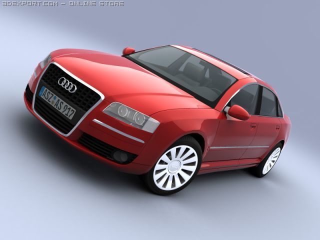 audi a8 facelift Modello 3D .c4d .max .obj .3ds .fbx .stl .blend 