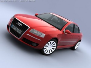 audi a8 facelift 3D Model