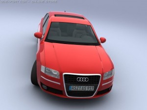 audi a8 facelift Modello 3D
