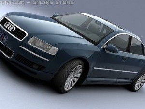 audi a8 2003 3D Model