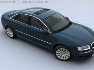 audi a8 2003 3D Model