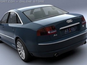 audi a8 2003 3D Model