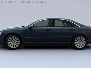 audi a8 2003 3D Model