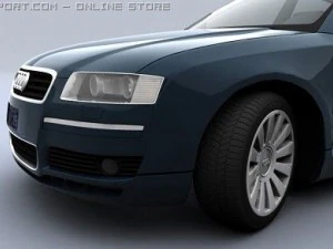 audi a8 2003 3D Model