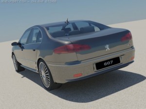 peugeot 607 3D Model