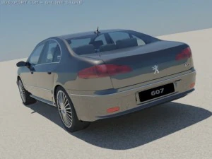 peugeot 607 3D Model