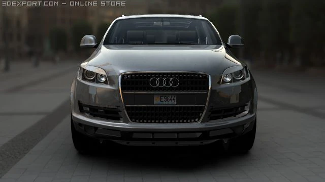 audi q7 2006 3D Model .c4d .max .obj .3ds .fbx .stl .blend 