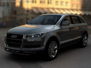 audi q7 2006 3D Model