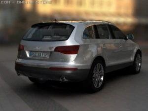 audi q7 2006 3D Model