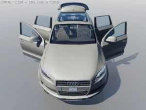 audi q7 2006 3D Model